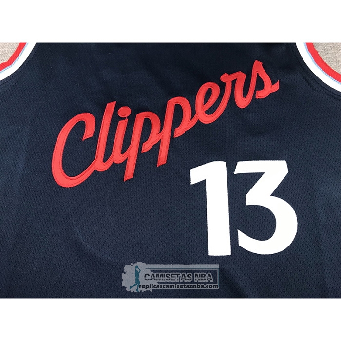 Camiseta Los Angeles Clippers Paul George NO 13 Icon 2024-25 Azul